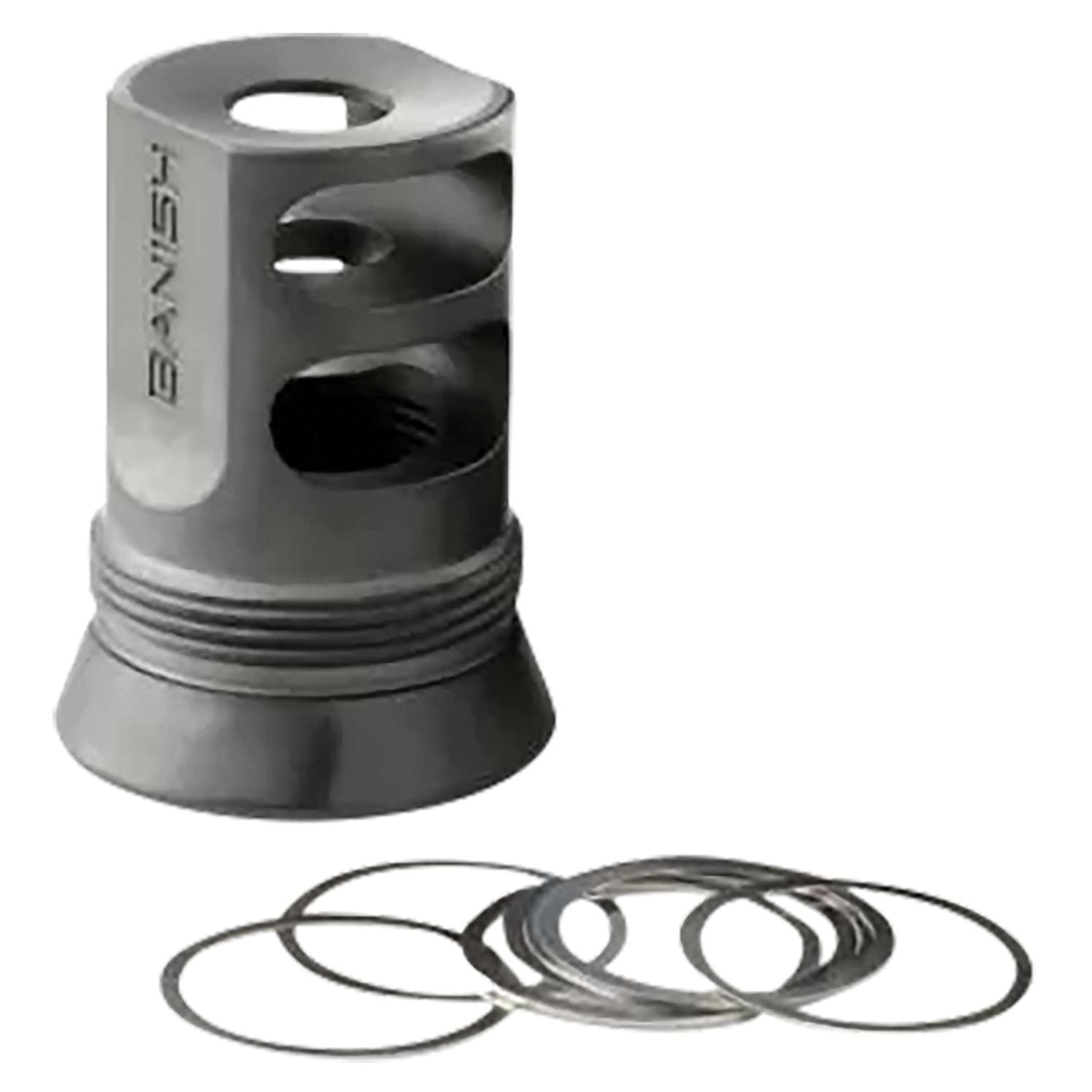 Banish 30-Gold/46 Muzzle Brake 5/8-24, Black - Banish