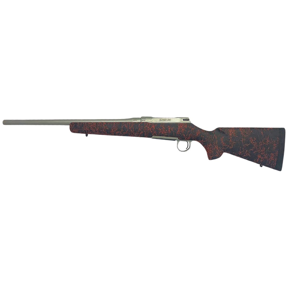 Sauer 100 Ceratech 6.5 Creedmoor 22" Bolt Action, Black/Red - Sauer