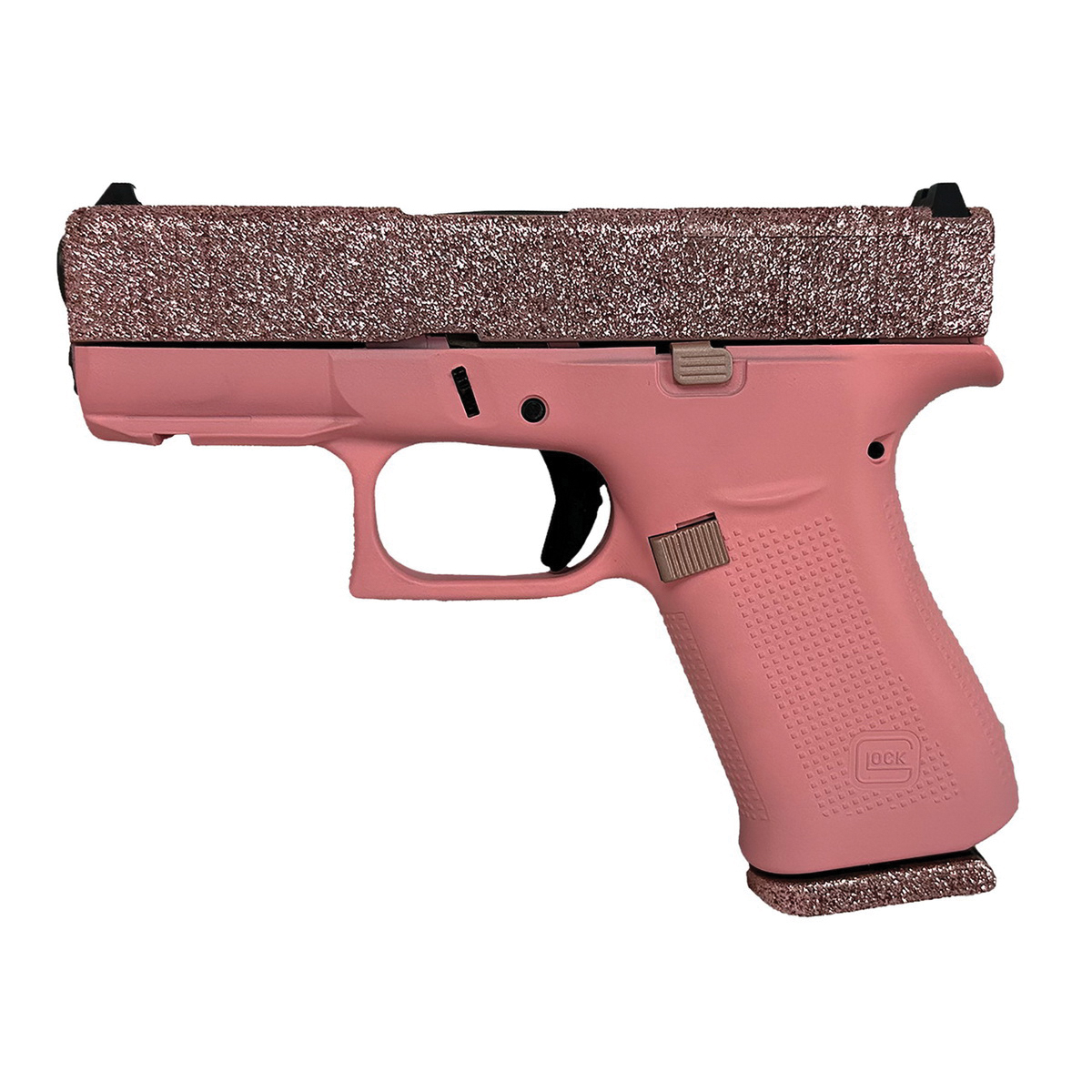 Glock G43X MOS Subcompact 9mm 3.41" 10rds, Pink - Glock