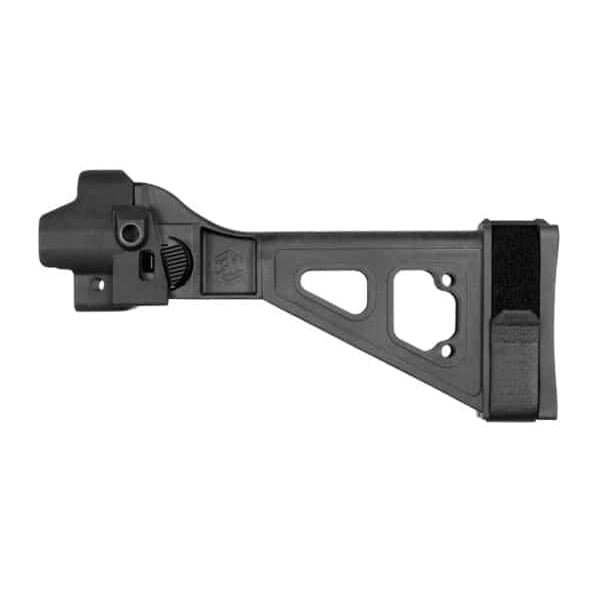 SB Tactical SBT5-22 Folding Stabilizing Brace Fits H&K MP5, Black - Sb Tactical