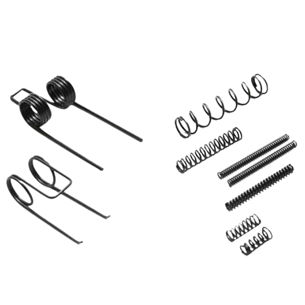 Lead & Steel Mil-Spec Lower Spring Kit, Black - Lead & Steel