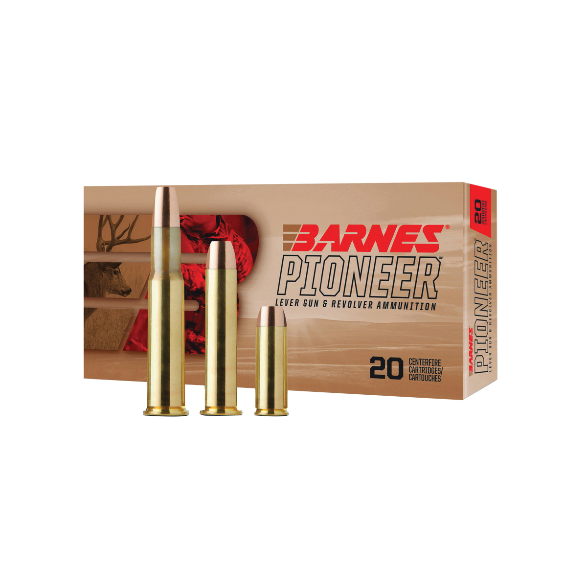 Barnes Pioneer .44 Rem Mag 300 gr JHP 20rds - Barnes