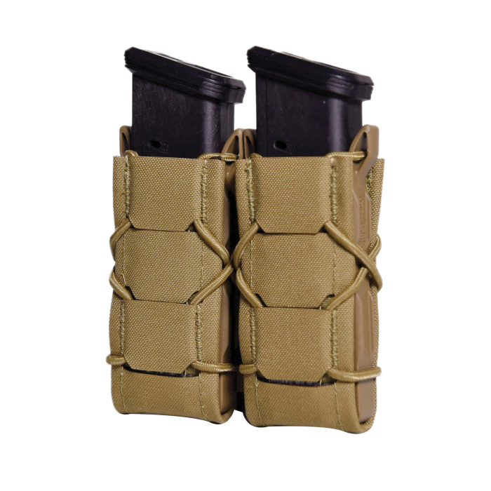 High Speed Gear Inc. Gen 2 Double Pistol Taco Double Magazine Pouch, Coyote Brown - High Speed Gear Inc.