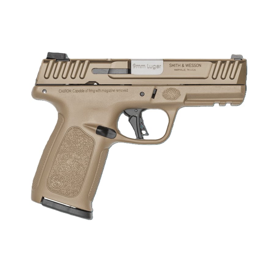 Smith & Wesson SD9 2.0 with EP3 Plugs 9mm 4" 16rds, Flat Dark Earth - Smith & Wesson