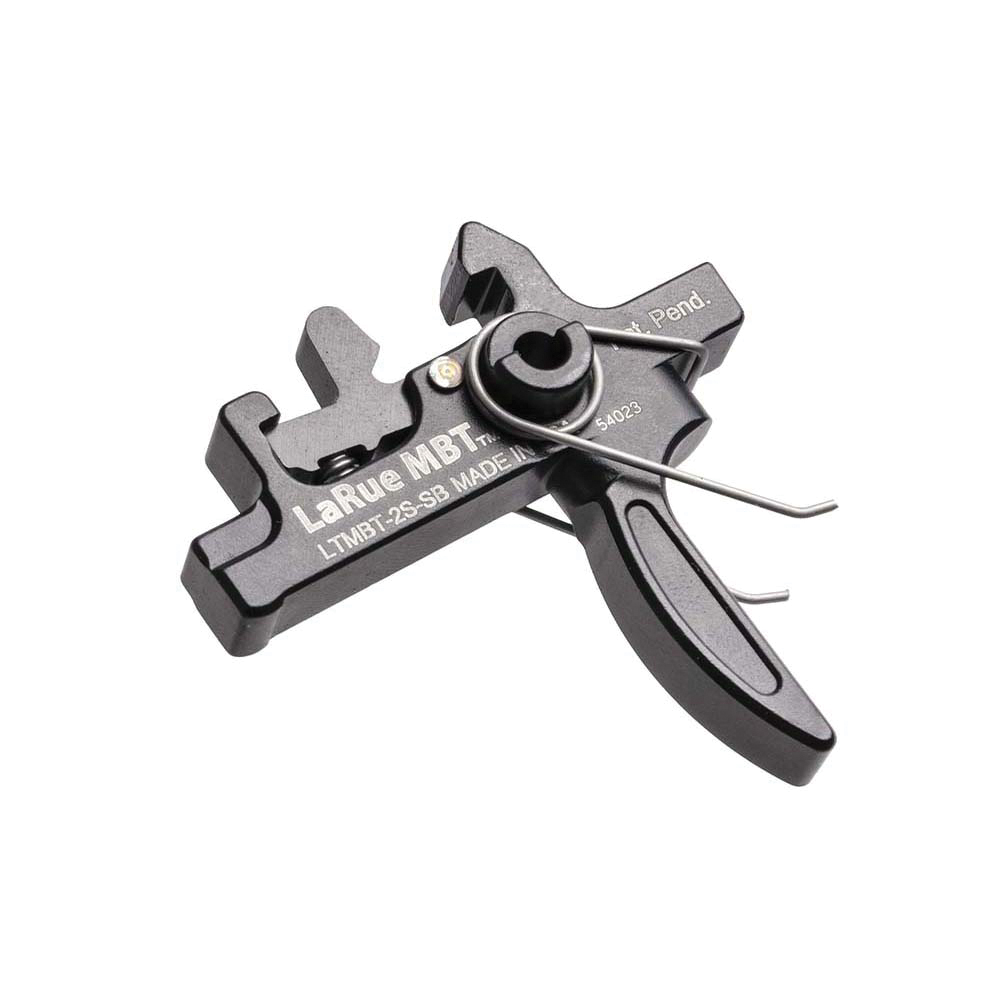 Larue MBT-2S Straight Bow Trigger Two-Stage, Black - Larue