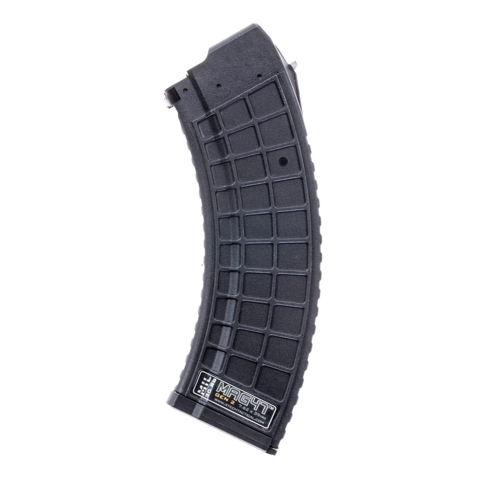 Xtech Tactical Mag47 Mil Gen 2 30rds 7.62x39mm, Black - Xtech Tactical