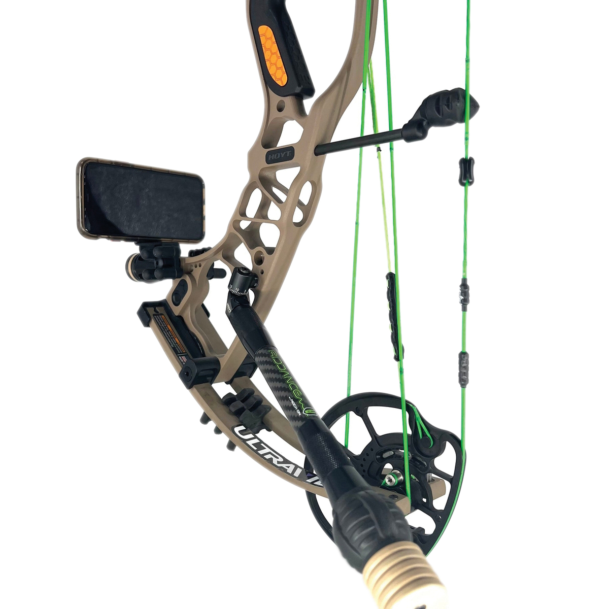 Painted Arrow Mag-Pro Plus Stubby Magnetic Smart-Phone Mount, Black - Painted Arrow
