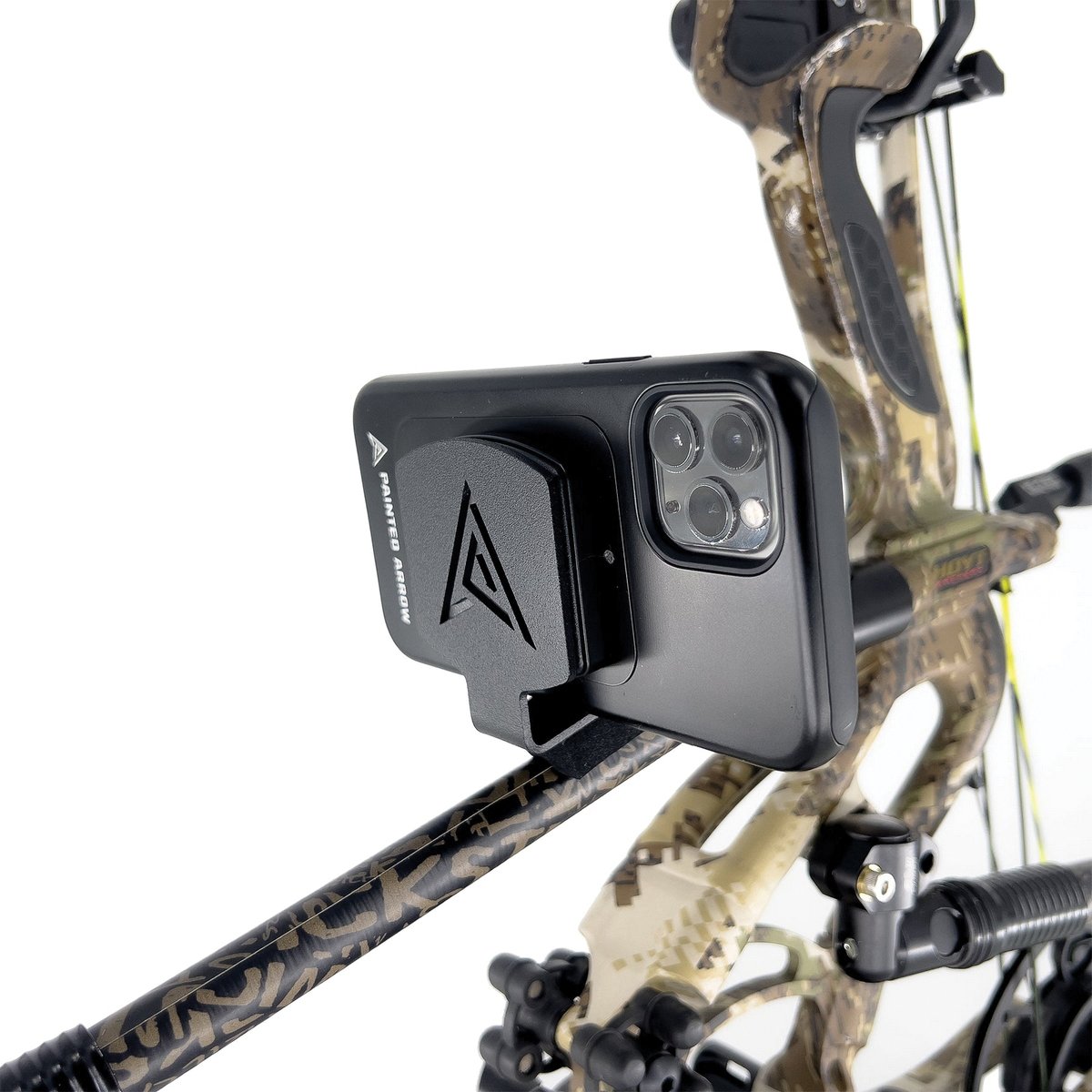 Painted Arrow Mag-Pro Plus 8-10 degree Magnetic Smart-Phone Mount, Black - Painted Arrow