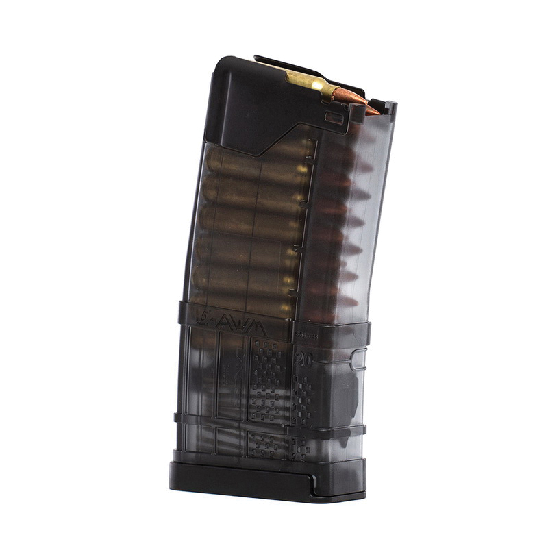 Lancer Systems L5AWM Gen 2 20rds .223 Remington/5.56x45mm/.300 AAC Blackout, Translucent Smoke - Lancer Systems