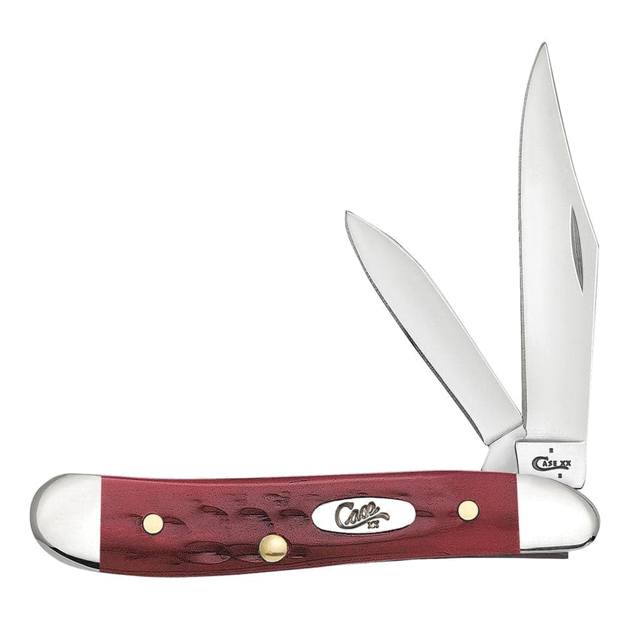 Case Pocket Worn Folding Knife, Old Red - Case