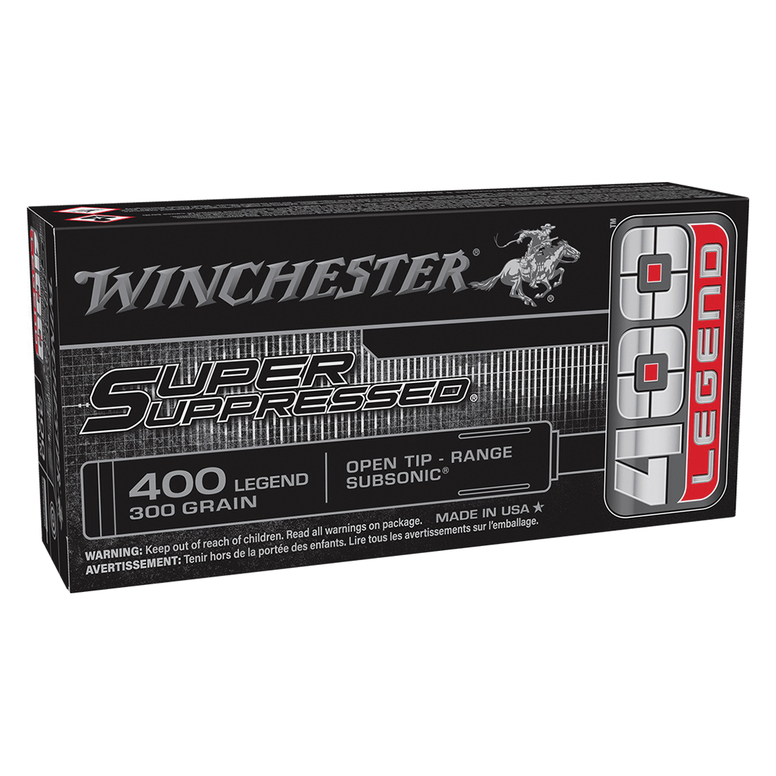Winchester Ammunition Super Suppressed .400 Legend 300 gr OT 20rds - Winchester
