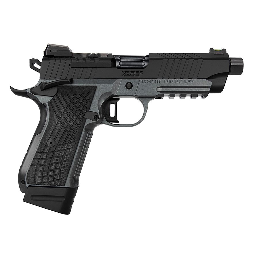 Kimber KDS9c Gray/Black TFS 9mm 4.60" 15/18rds, Gray - Kimber
