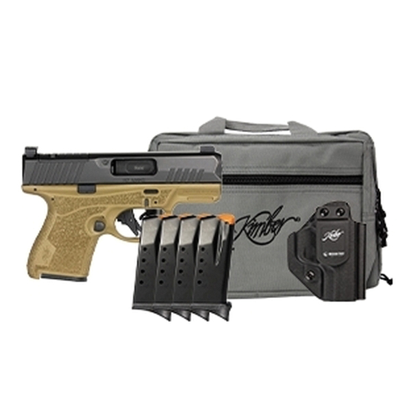 Kimber R7 MAKO OR Bundle 9mm 3.37" 10rds, Flat Dark Earth - Kimber