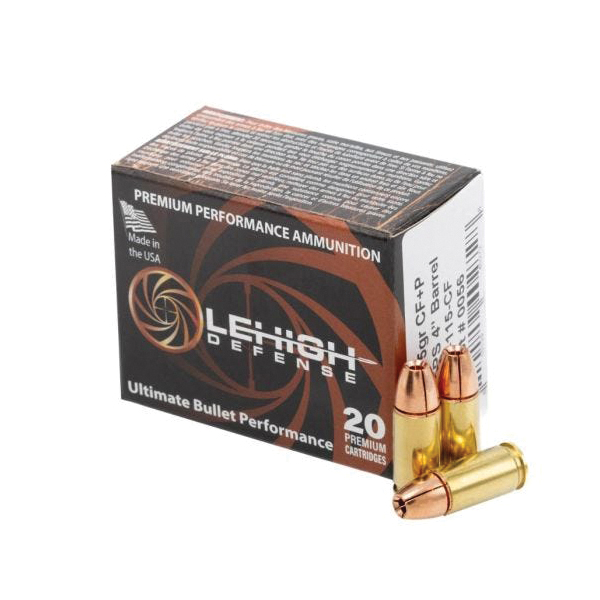 Lehigh Defense 9mm 115 gr Controlled Fracturing 20rds - Lehigh Defense