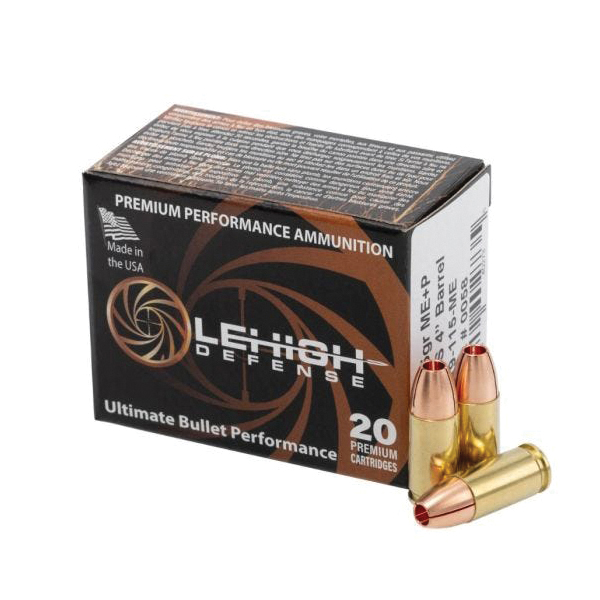 Lehigh Defense 9mm 115 gr Max Exp 20rds - Lehigh Defense
