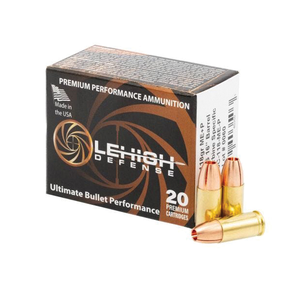 Lehigh Defense 9mm 118 gr Max Exp 20rds - Lehigh Defense
