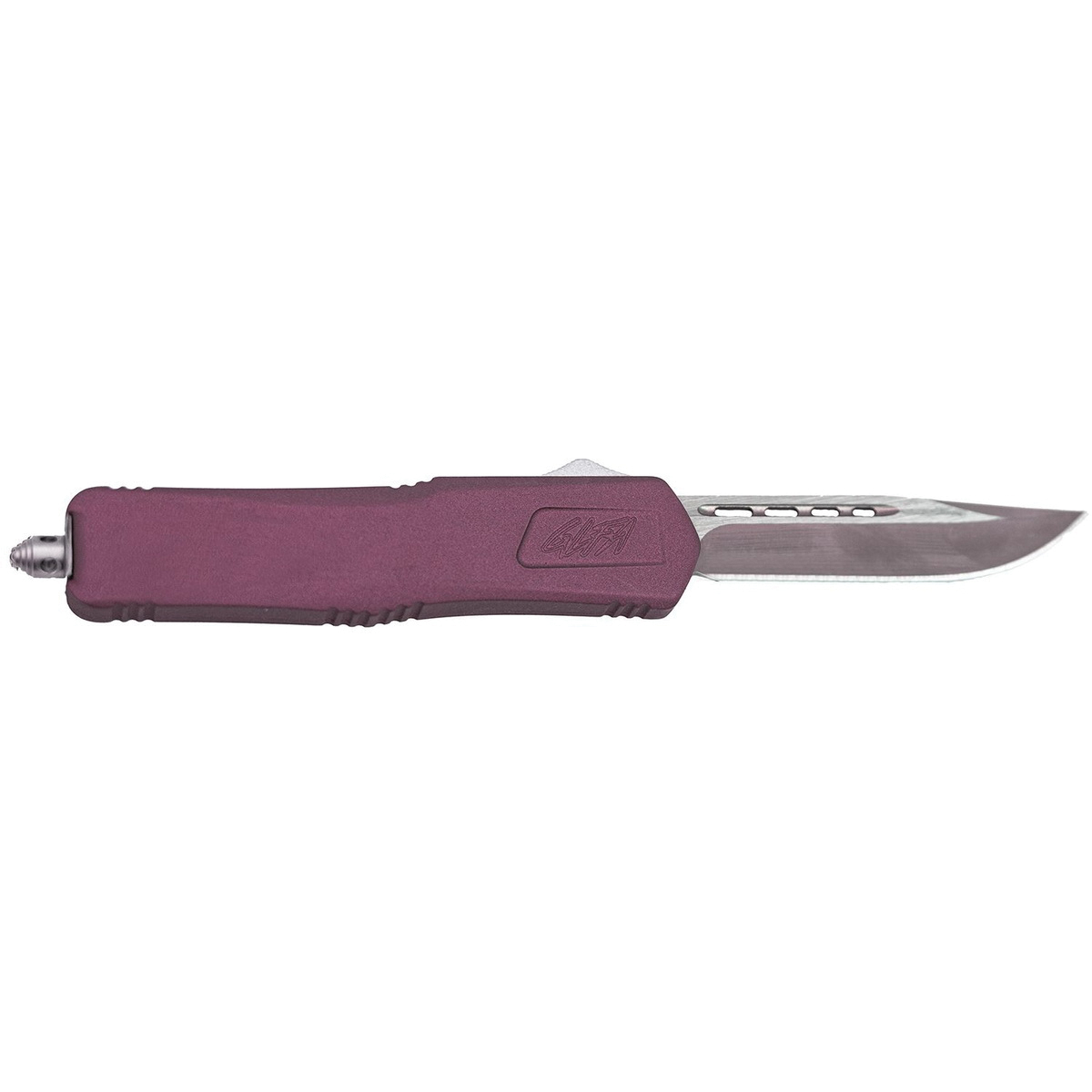 Great Lakes OTF Knife Clip Point, Cherry - Great Lakes