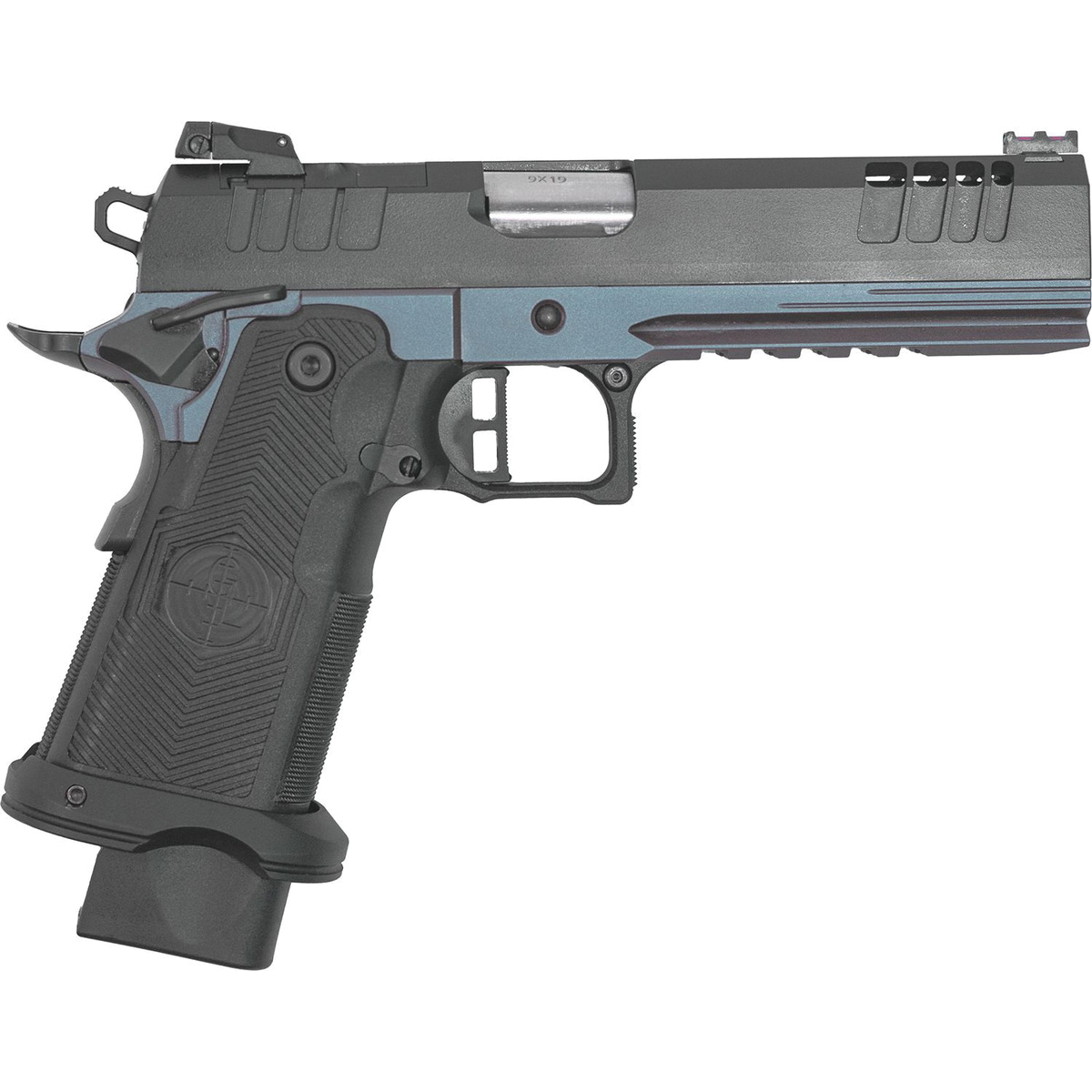 Great Lakes Synergy 1911 DS 9mm 5" 20rds, Blue - Great Lakes
