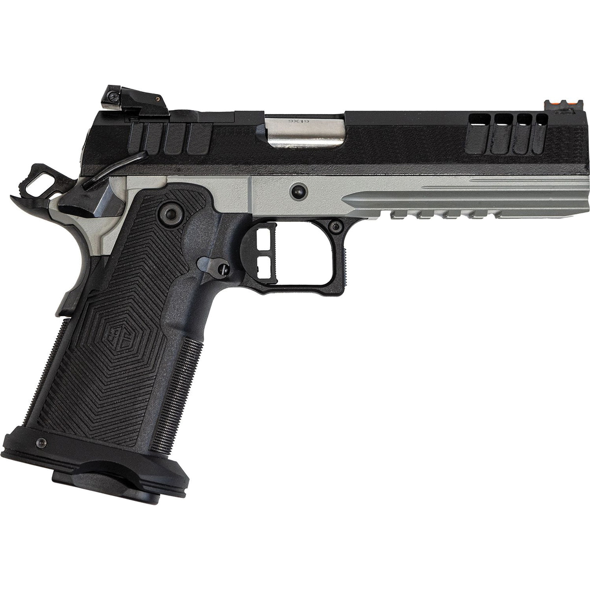 Great Lakes Synergy 1911 DS 9mm 5" 20rds, Bull Shark Gray - Great Lakes