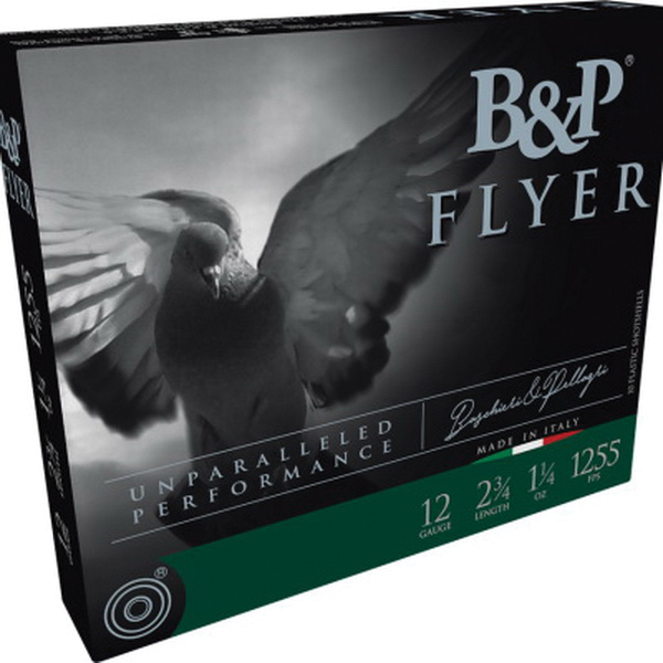 B&P Competition Flyer 12 Gauge 2-3/4" #8 1-1/4 Ounce Ammo, 10rds - B&P