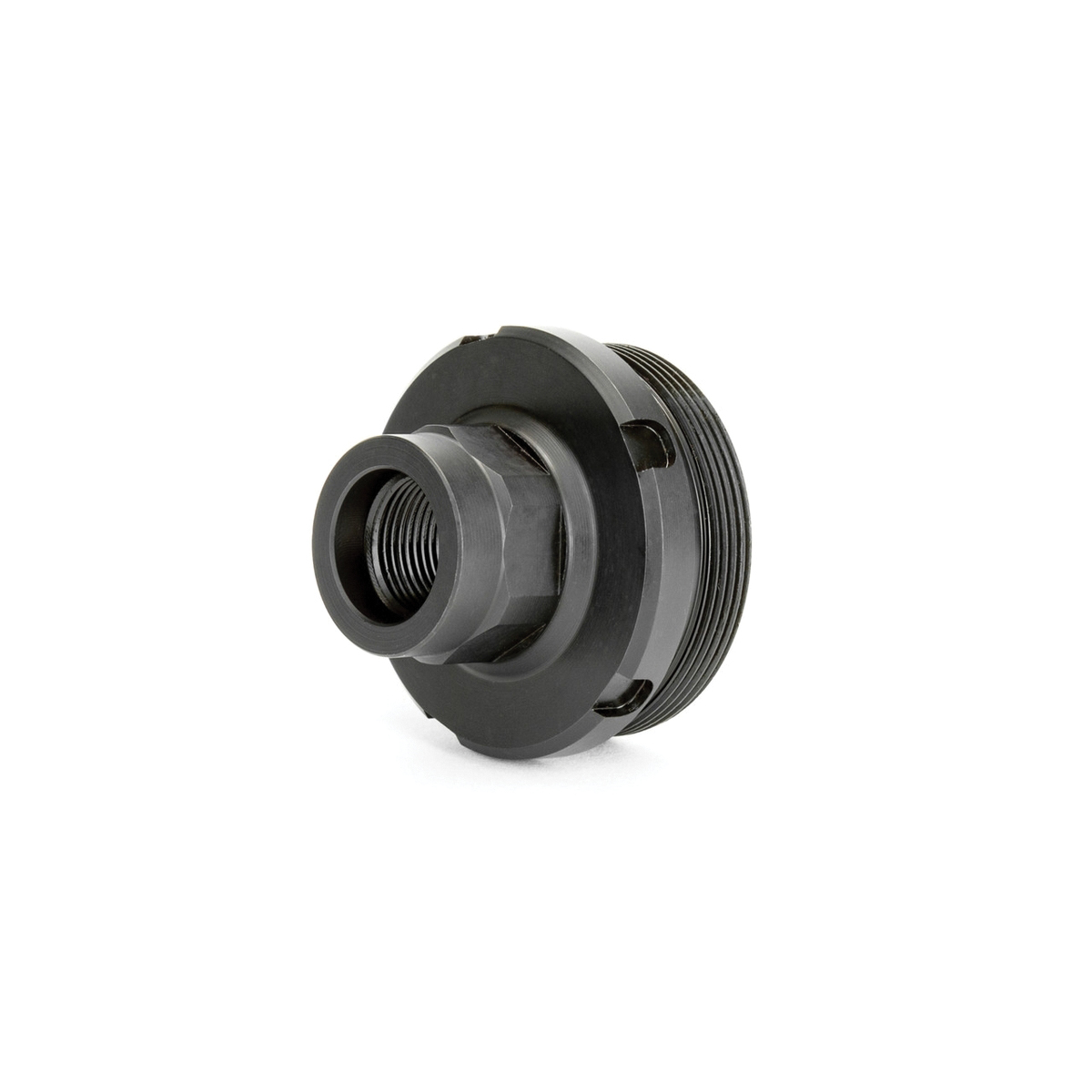 Griffin Armament 1-3/8-24 HUB Direct Thread Adapter 1/2-28, Black - Griffin Armament