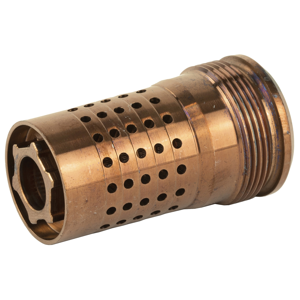 Q LLC Cherry Bomb Muzzle Brake 13.50x1mm LH, Copper - Q Llc