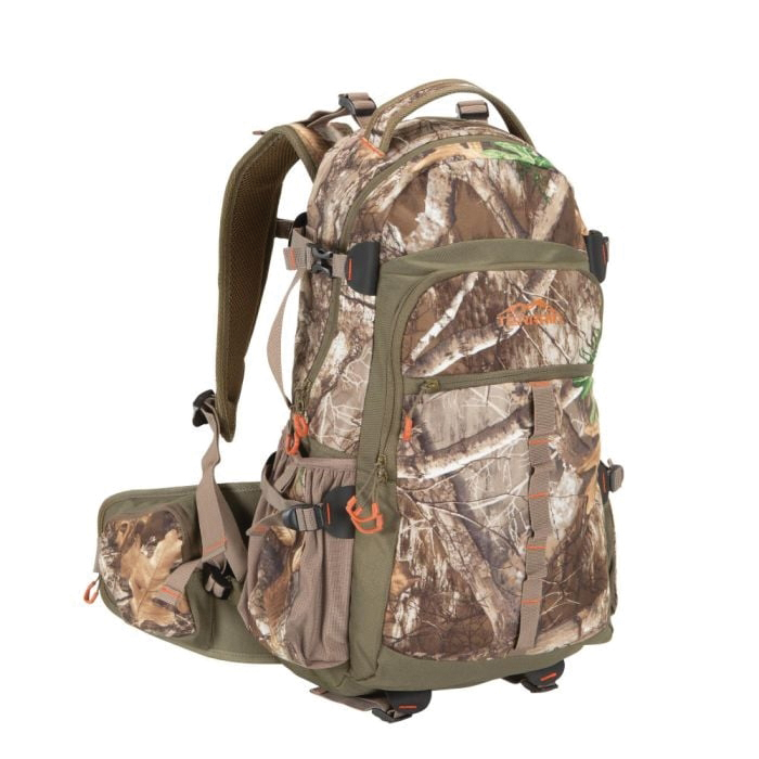 Allen Terrain Reservoir 6.25" x 10.75" x 21" Daypack, Olive/Realtree Edge Camouflage 1800 cu-in - Allen