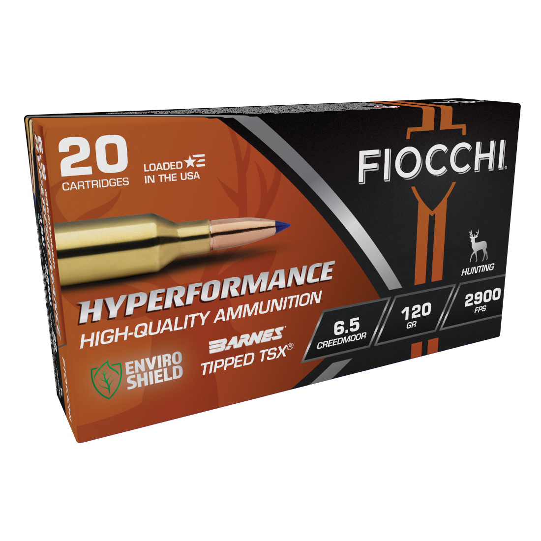 Fiocchi Hyperformance 6.5 Creedmoor 120 gr CHP 20rds - Fiocchi