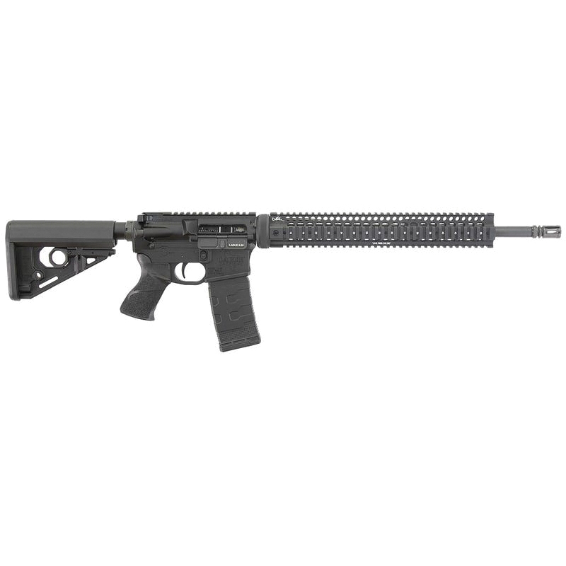 Larue LT15 5.56x45mm 18" QUAD Rail Rifle, Black - Larue