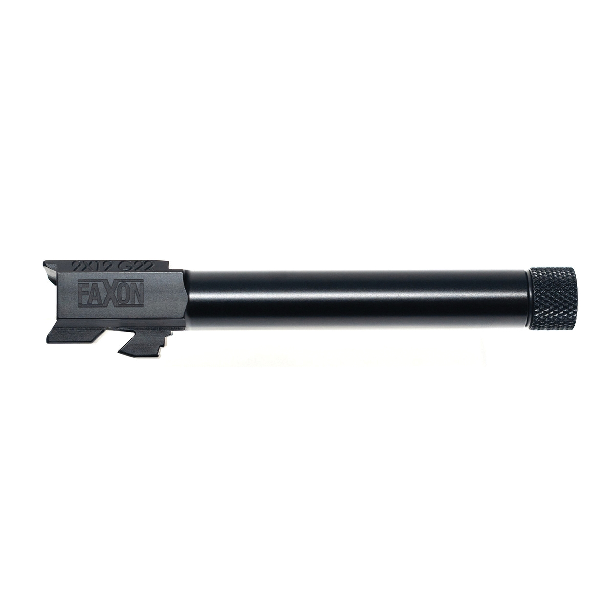 Faxon Firearms Duty Drop-In Conversion Barrel 9mm Fits Glock G22, Black - Faxon Firearms
