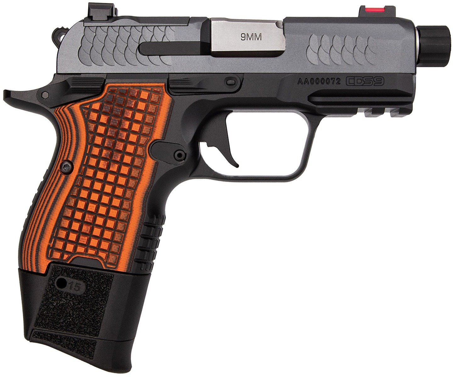 Kimber CDS9 TFS TB 9mm 15rd Pistol, Gray/Black -3600004 - Kimber