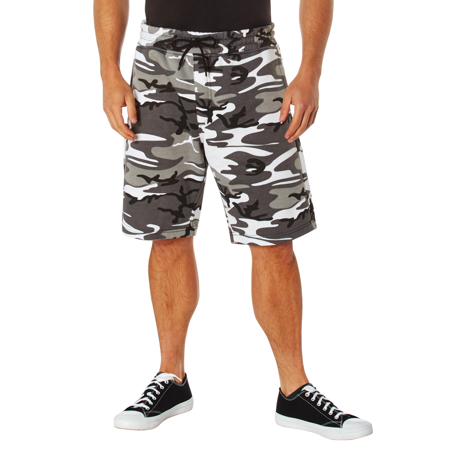 Rothco Rothco Camo And Solid Color Sweatshorts - City Camo, Medium