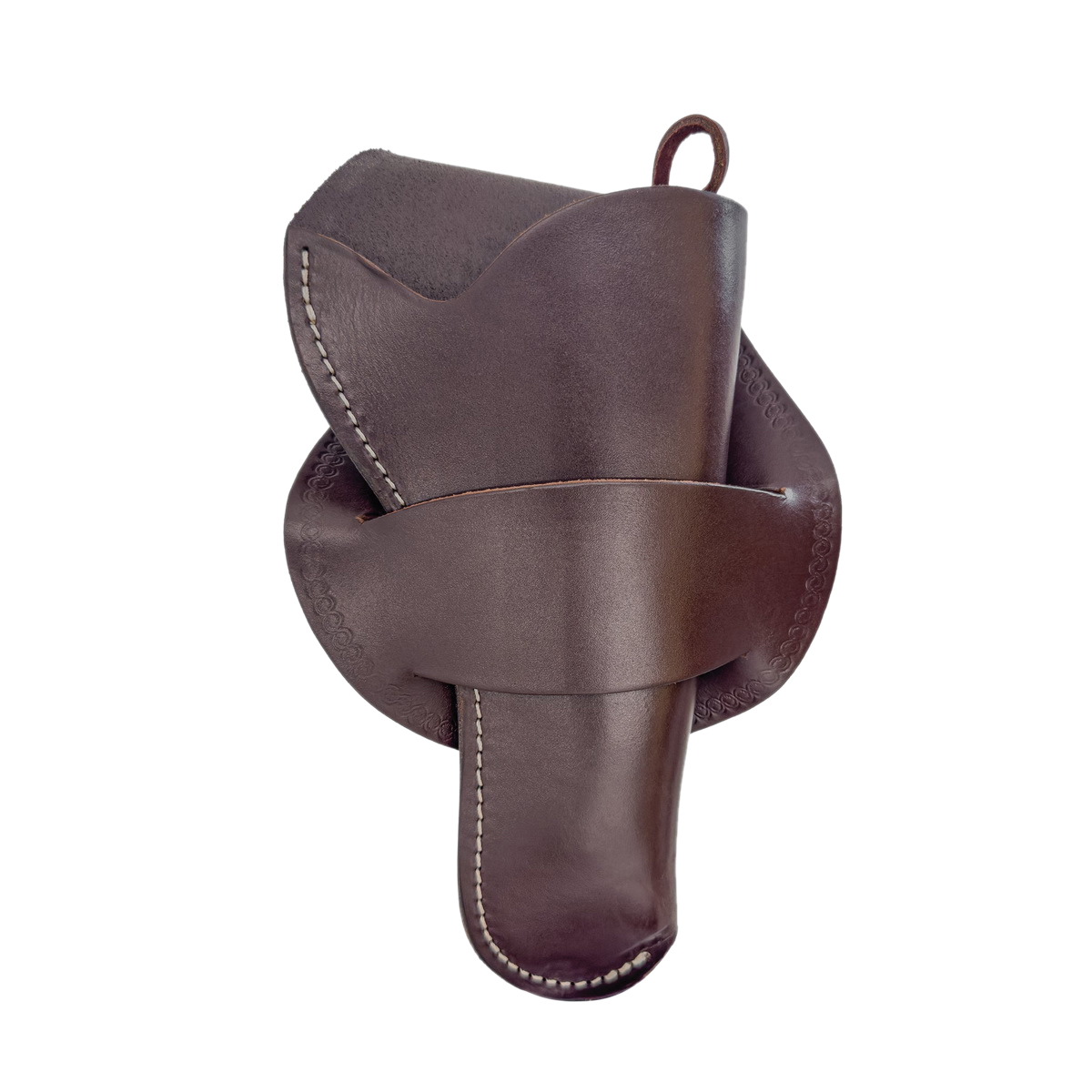 Hunter Company 1089 Western EMF Dakota SAA OWB Holster Right Leather, Antique Brown - Hunter Company