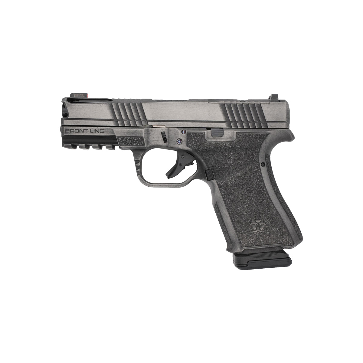 Black Rain Ordnance Frontline Plus Compact 9mm 3.75" 15rds, Gunmetal Gray - Black Rain Ordnance