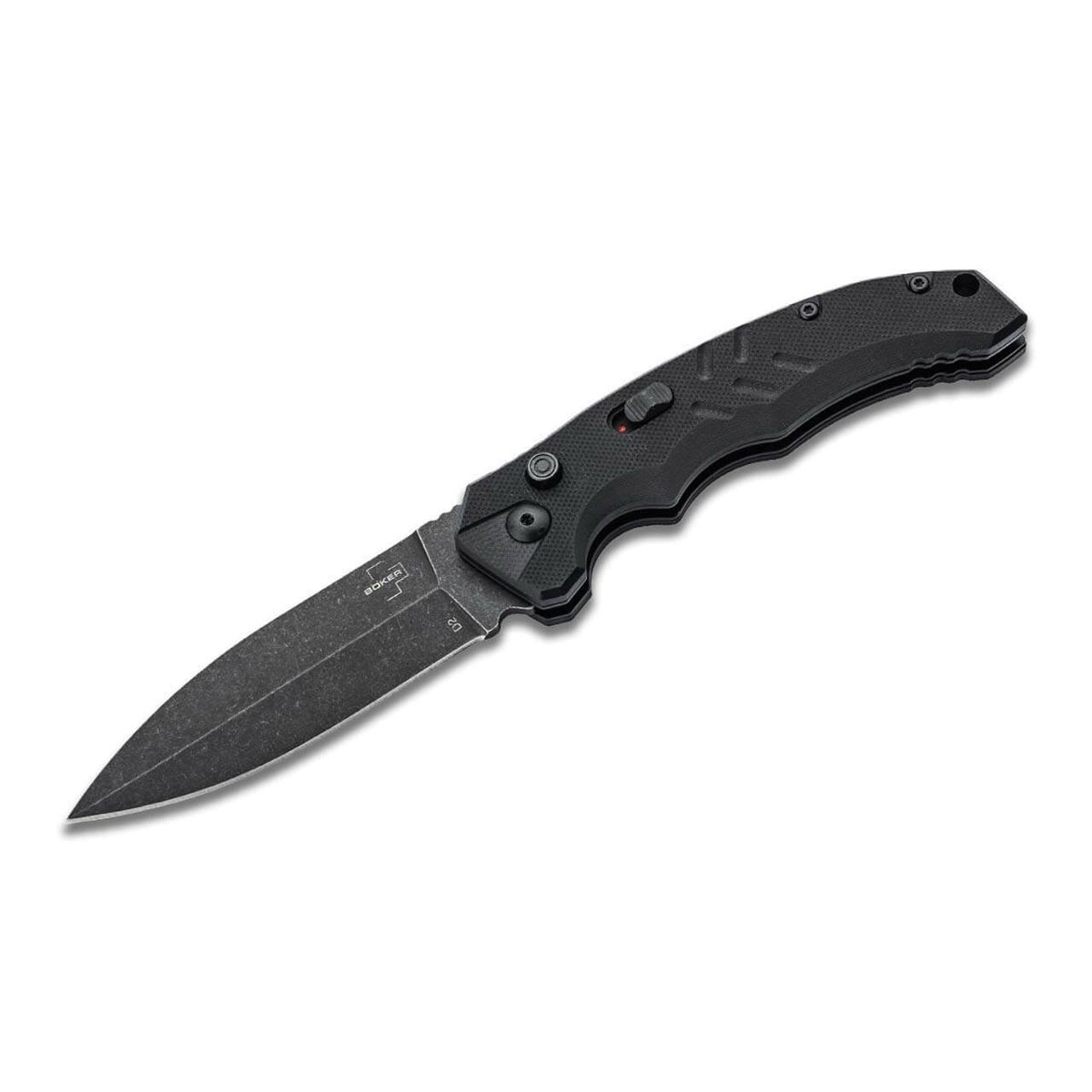 Boker Plus Intention II Dagger Auto/Folding Knife Drop Point, Brown - Boker Usa