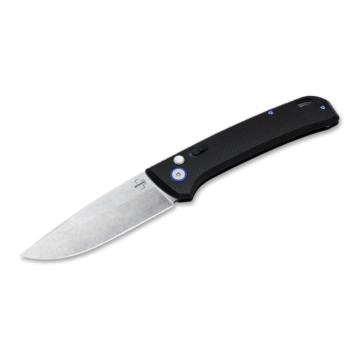Boker Plus FRND Auto/Folding Knife Drop Point, Black - Boker Usa