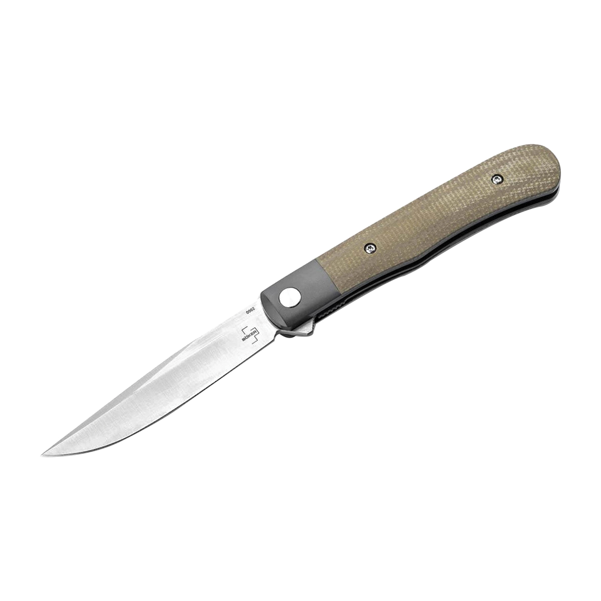 Boker Plus Modern Trapper Uno Folding Knife Drop Point, Green - Boker Usa
