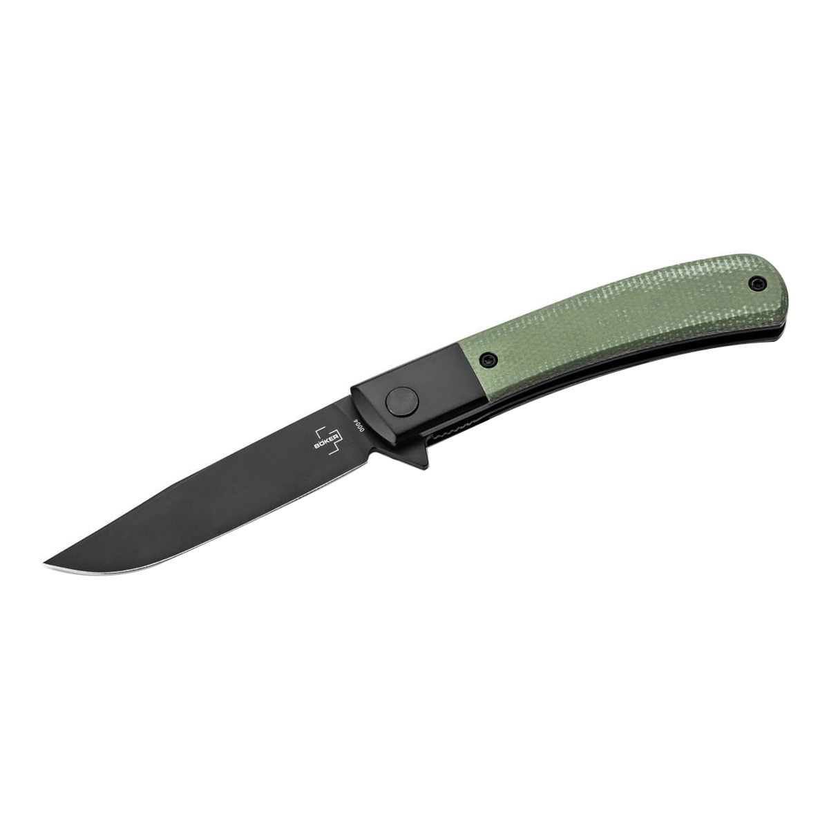 Boker Plus Modern Gentleman Folding Knife Drop Point, Green - Boker Usa
