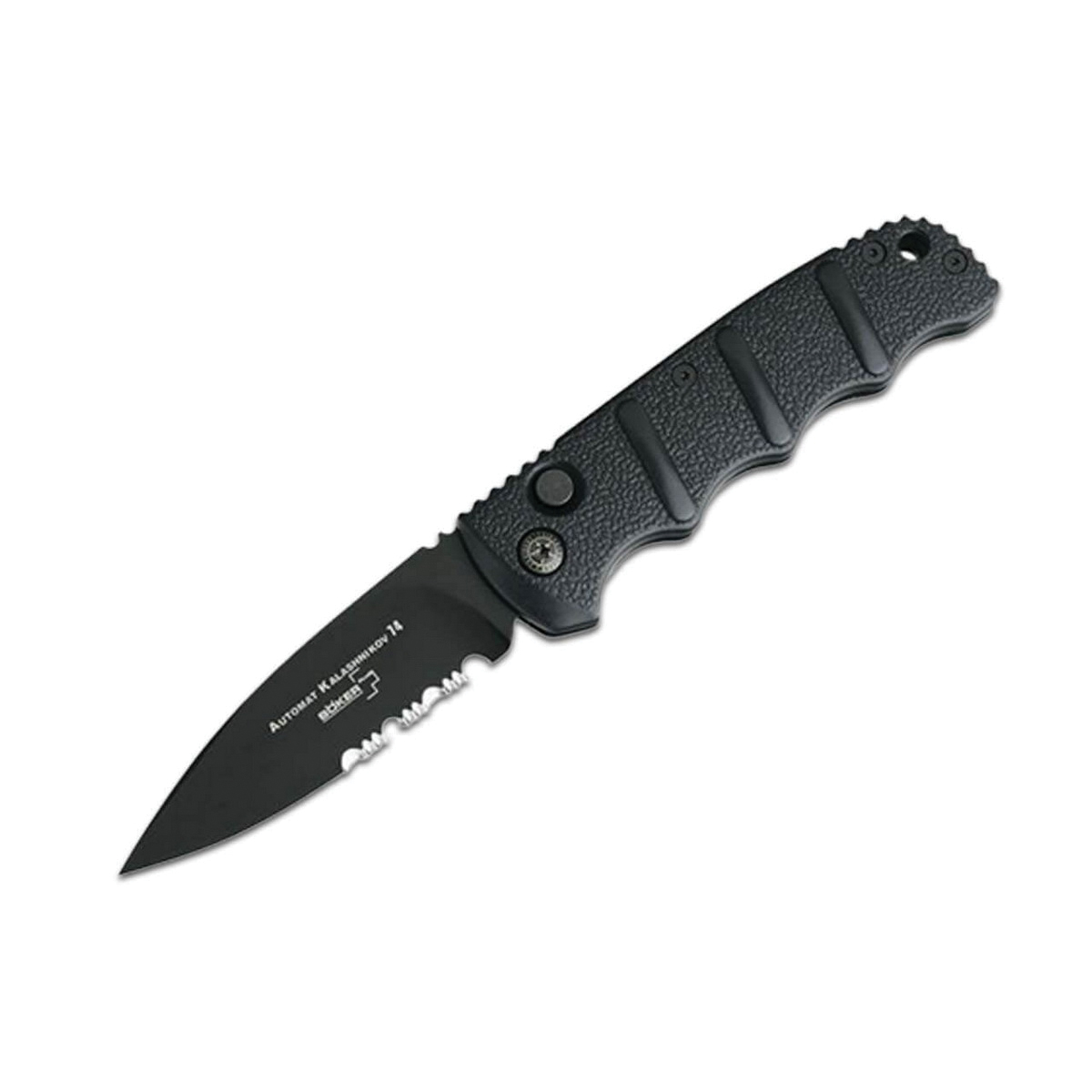 Boker Plus KALS74 Auto/Folding Knife Drop Point, Black - Boker Usa