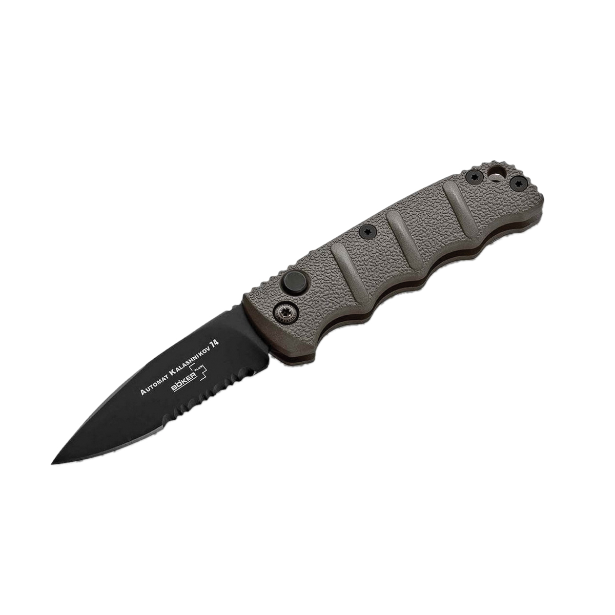 Boker Plus KALS Mini Auto/Folding Knife Drop Point, Black - Boker Usa