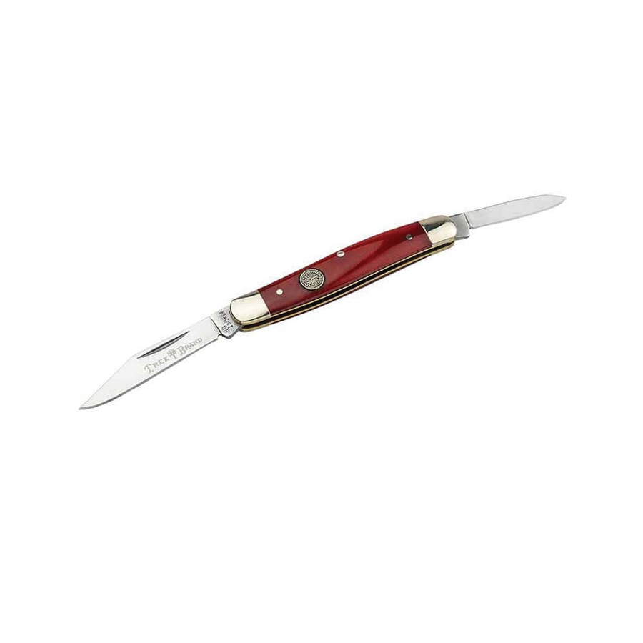 Boker Manufactory Traditional Series 2.0 Folding Knife Clip Point/Pen, Red - Boker Usa