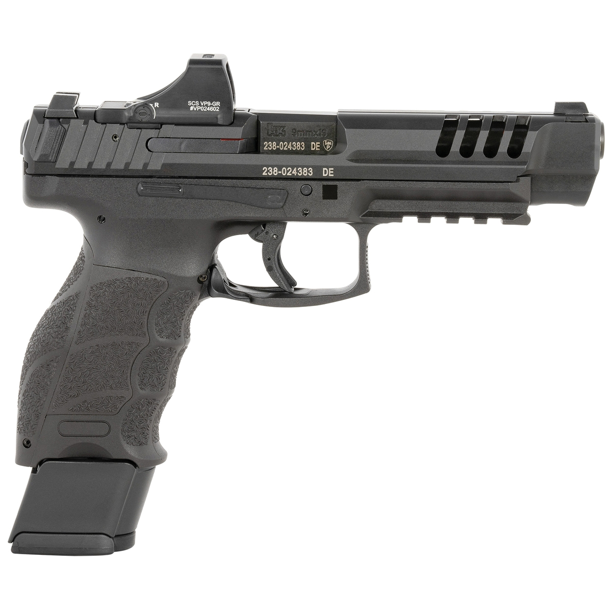 H&K VP9L OR 9mm 5" 10rds, Black - H&K