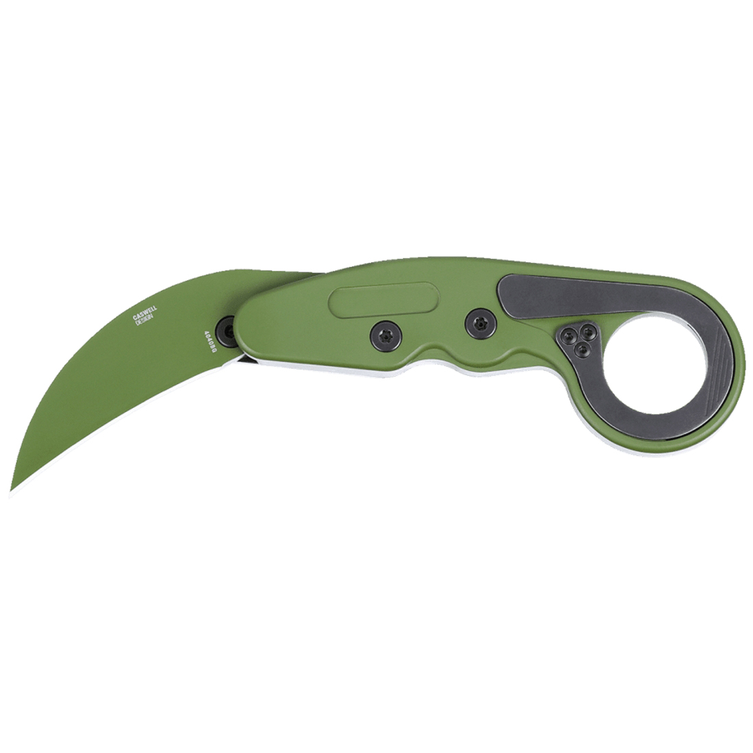 CRKT Kinematic Provoke Folding Karambit Knife, Green - 4040BG - Crkt