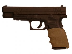 Hogue Handall Hybrid for Springfield XD 9mm, 357 SIG, and 40 S&W Desert Tan Grip Sleeve 17303 - Hogue