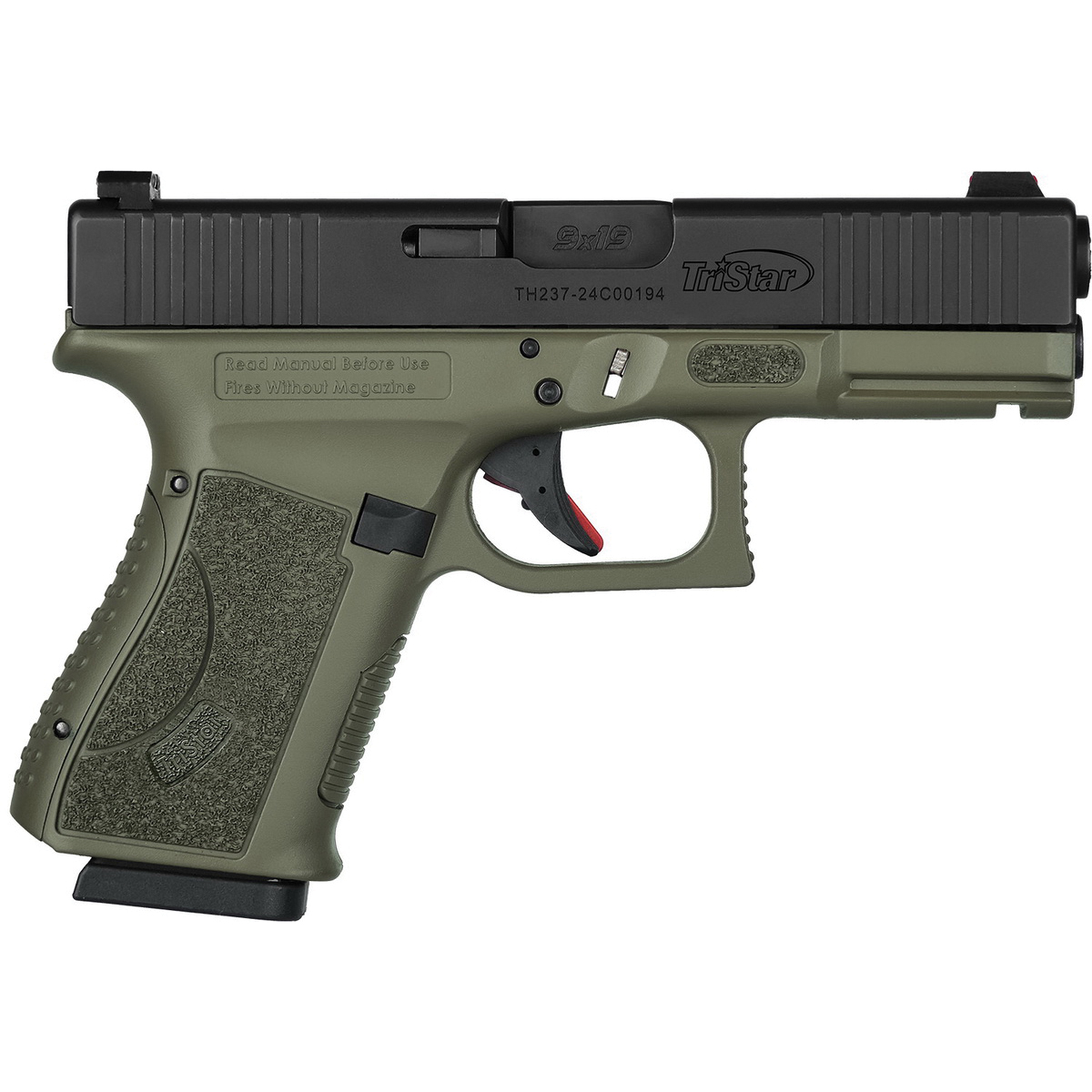 TriStar APOC 9mm 4" 15rds, OD Green - Tristar Sporting Arms