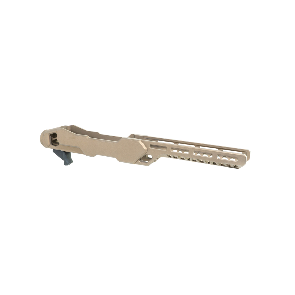 Timber Creek Enforcer Skeletonized Rifle Chassis Fits Ruger 10/22, Burnt Bronze - Timber Creek
