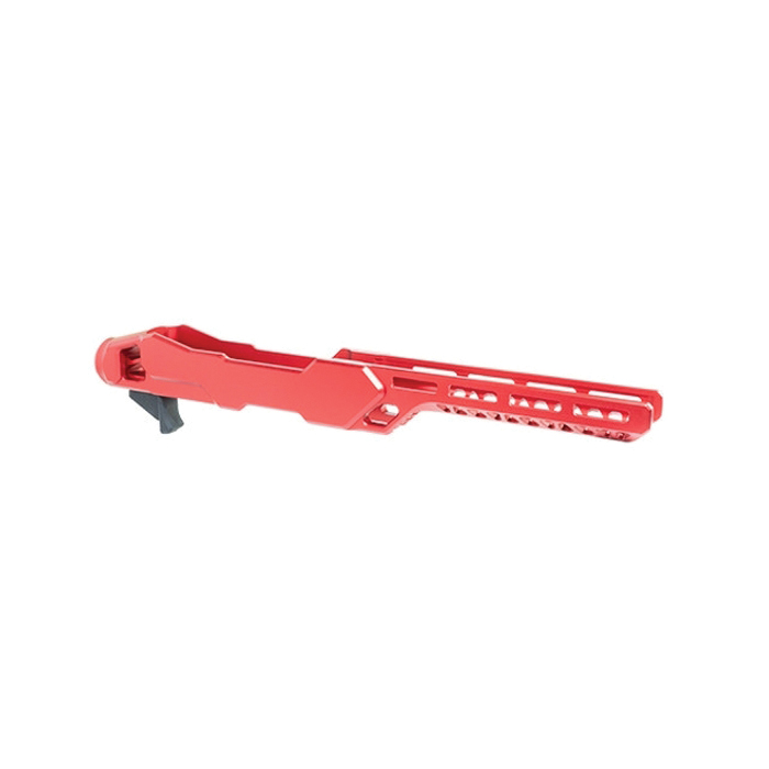 Timber Creek Enforcer Skeletonized Rifle Chassis Fits Ruger 10/22, Red - Timber Creek