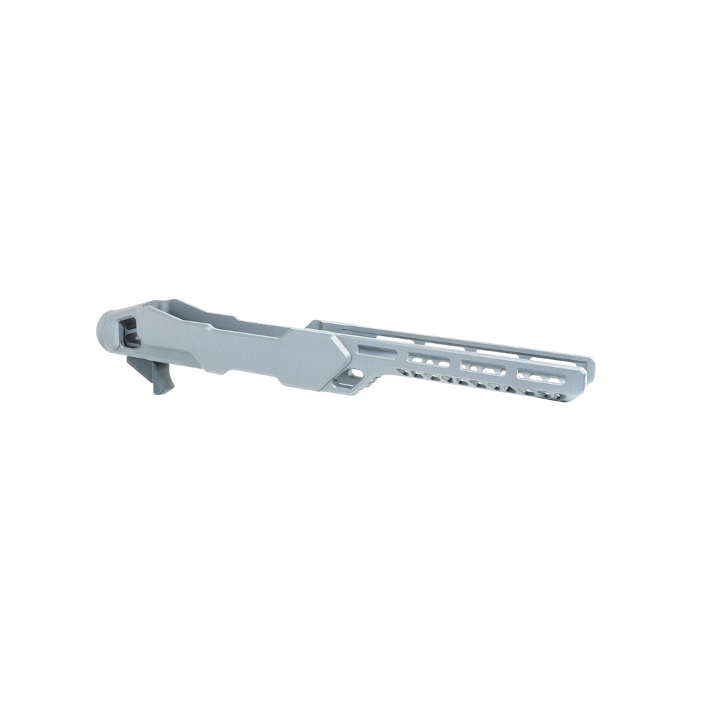 Timber Creek Enforcer Skeletonized Rifle Chassis Fits Ruger 10/22, Tungsten - Timber Creek