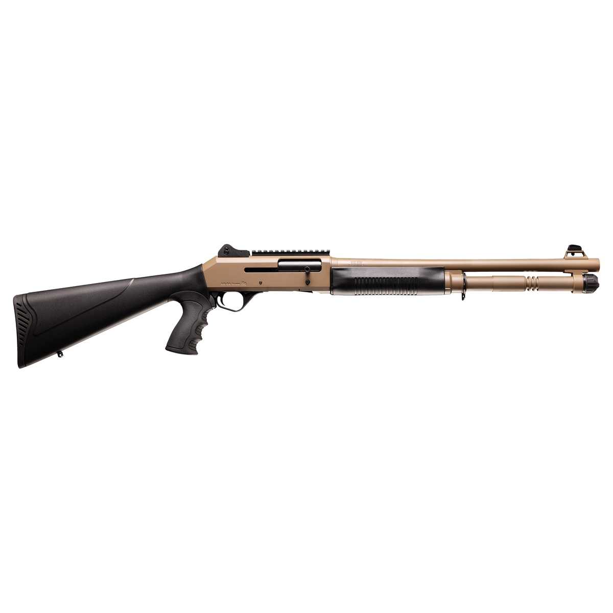 Four Peaks AKSA Arms S4 FDE 12 Gauge 18.50" Semi-Auto - Four Peaks