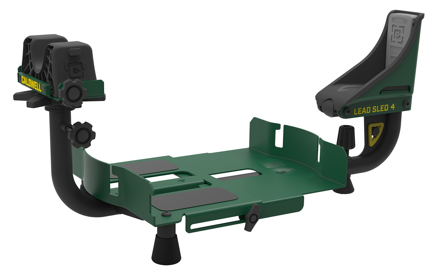 Caldwell Lead Sled 4 Shooting Rest, Black/Green - Caldwell